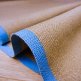Linen cloth for dough couches with hems to each end width 600 mm length 600 mm